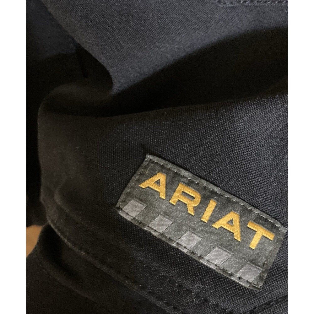ARIAT men's Rebar Storm Fighter waterproof jacket in black - size medium - Picture 3 of 12